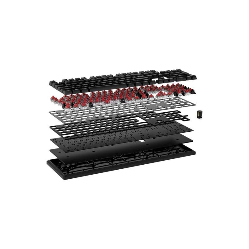 Teclado Gamer Mecânico Corsair K70 Core RGB, Teclas lineares